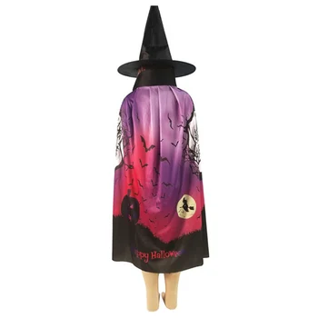 Halloween Ghost Pattern Cape Cloak Child Masquerade Performance Cloak Child Costume Dress Up 2-pin Thickened Digital Printing
Halloween Ghost Pattern Cape Cloak Child Masquerade Performance Cloak Child Costume Dress Up 2-pin Thickened Digital Printing