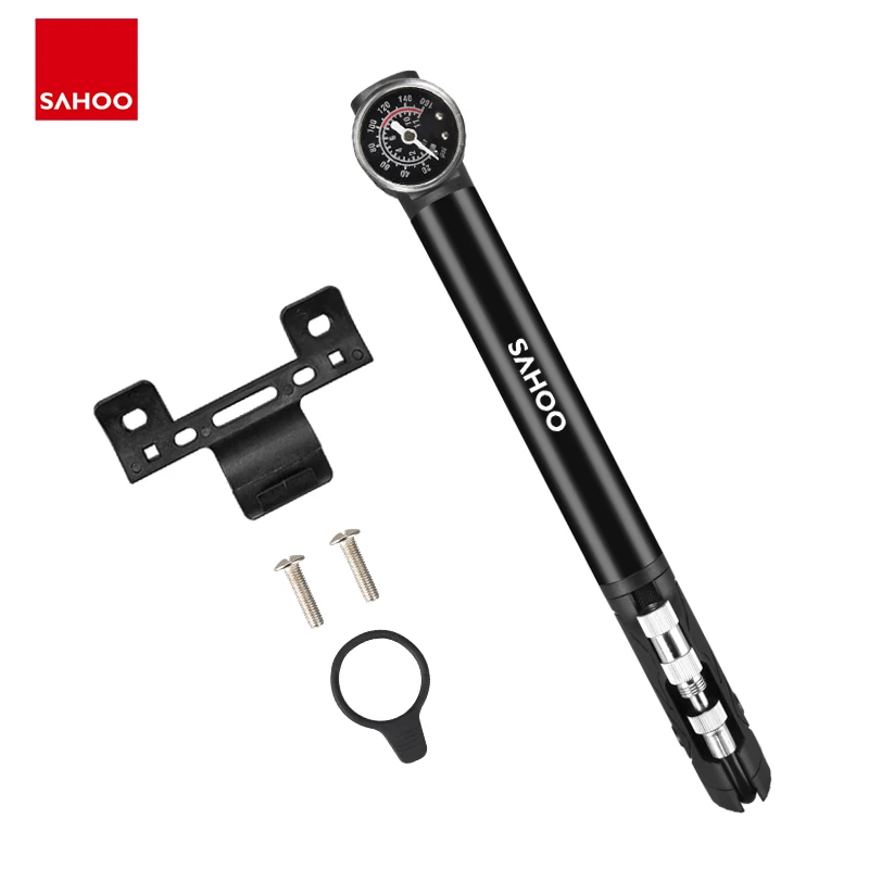 Sahoo 311403 Mountain Bicycle Pump Mini Bike Air Tire Pump with Gauge Reversible Presta and Schrader 100psi
Sahoo 311403 Mountain Bicycle Pump Mini Bike Air Tire Pump with Gauge Reversible Presta and Schrader 100psi
