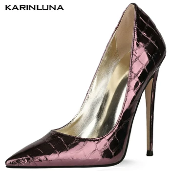 KarinLuna 2020 Brand Design Plus Size 45 Women Pumps Thin Heel Pointed Toe Platform Summer Party Woman Shoes 
KarinLuna 2020 Brand Design Plus Size 45 Women Pumps Thin Heel Pointed Toe Platform Summer Party Woman Shoes