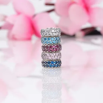 Original 925 Sterling Silver Bead Classic Style With Crystal Colored Isolation Beads Fit Pandora Women Bracelet Diy Jewelry
Original 925 Sterling Silver Bead Classic Style With Crystal Colored Isolation Beads Fit Pandora Women Bracelet Diy Jewelry