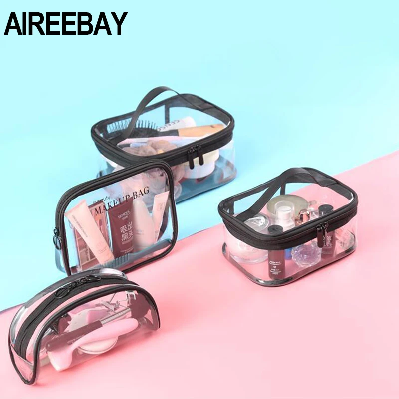 AIREEBAY Transparent PVC Bags Travel Organizer Clear Makeup Bag Cosmetic Bag Beauty Case Toiletry Bag Make Up Pouch Wash Bags
AIREEBAY Transparent PVC Bags Travel Organizer Clear Makeup Bag Cosmetic Bag Beauty Case Toiletry Bag Make Up Pouch Wash Bags