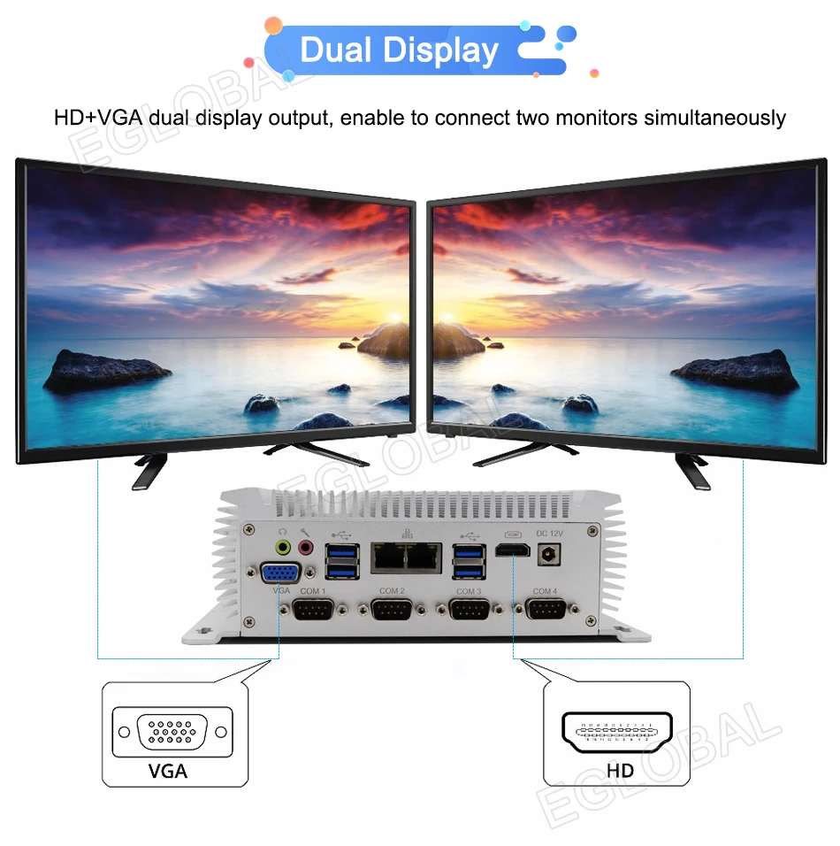 Eglobal New arrival industrial grade mini pc computer intel core i5 i7 dual lan 2COM with embedded SIM card slot RTC wake up
Eglobal New arrival industrial grade mini pc computer intel core i5 i7 dual lan 2COM with embedded SIM card slot RTC wake up