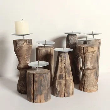 Solid Wood Candlestick Holder Decor Retro Candle Stands Ornaments American Tea Candles Home Decoration Kerzenhalter Gift FC182
Solid Wood Candlestick Holder Decor Retro Candle Stands Ornaments American Tea Candles Home Decoration Kerzenhalter Gift FC182