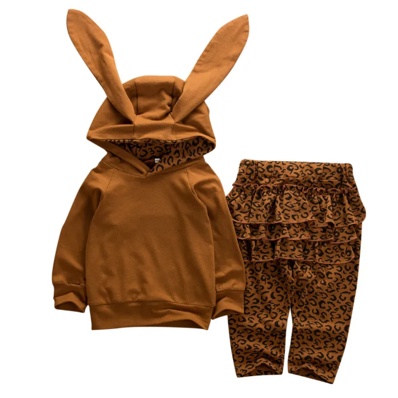 Toddler Baby Kids Girls Spring Autumn Long Sleeve Rabbit 3D Ear Sweater Coat Leopard Pants Outfits Clothes
Toddler Baby Kids Girls Spring Autumn Long Sleeve Rabbit 3D Ear Sweater Coat Leopard Pants Outfits Clothes