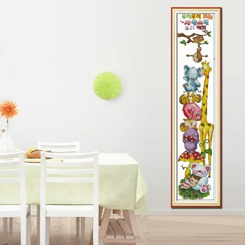 SG045 Height Chart Table With Length Scale Cross Stitch Craft for Baby Cross stich Kit Package Embroidery Set Counted Kits
SG045 Height Chart Table With Length Scale Cross Stitch Craft for Baby Cross stich Kit Package Embroidery Set Counted Kits