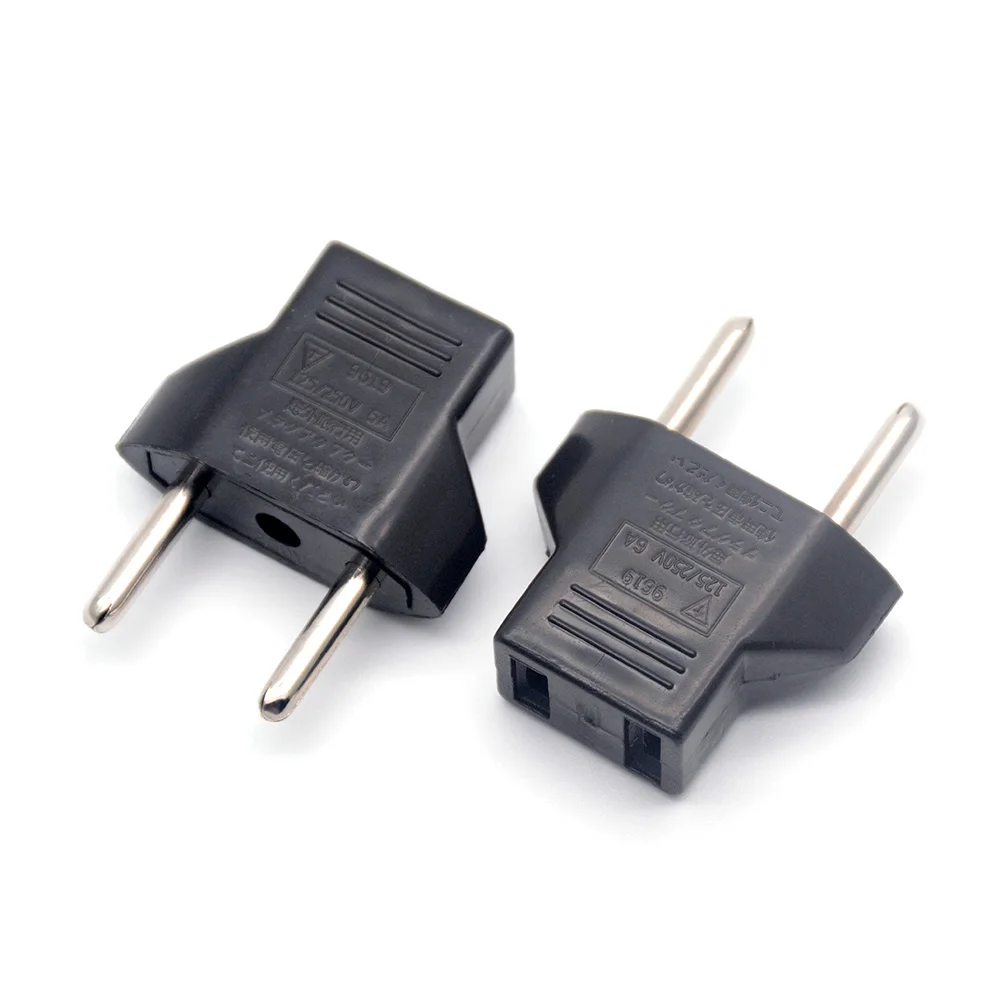 1/2/5pcs EURO EU To US Travel Power Plug Adapter Converter Travel Conversion European To American 2 Pin Outlet Plug Adapter
1/2/5pcs EURO EU To US Travel Power Plug Adapter Converter Travel Conversion European To American 2 Pin Outlet Plug Adapter