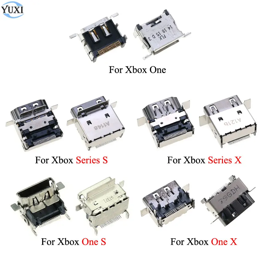 YuXi 1pc For Xbox Series X S HDMI-compatible Port Socket Interface For Xbox One X S Slim Motherboard Connector
YuXi 1pc For Xbox Series X S HDMI-compatible Port Socket Interface For Xbox One X S Slim Motherboard Connector