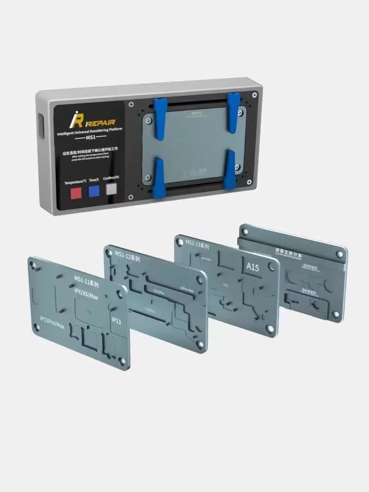 Платформа для распайки IRepair MS1 для IPhone 13Pro Max X Xs Xsmax 11Pro Max 12mini, Интеллектуальный паяльный станок
Платформа для распайки IRepair MS1 для IPhone 13Pro Max X Xs Xsmax 11Pro Max 12mini, Интеллектуальный паяльный станок