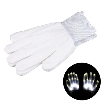 Super Bright Light Gloves 1 Pair Fun Home Party Holiday DJ Disco LED Light Gloves Fashion Flashing Finger Festival Glow
Super Bright Light Gloves 1 Pair Fun Home Party Holiday DJ Disco LED Light Gloves Fashion Flashing Finger Festival Glow