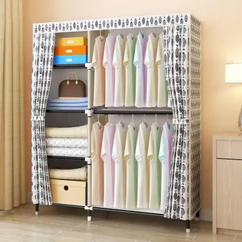 Improvised Chest Contracted And Contemporary Economical Dormitory Double Cloth Wardrobe Cloth Art Receive Steel Frame Assembly
Improvised Chest Contracted And Contemporary Economical Dormitory Double Cloth Wardrobe Cloth Art Receive Steel Frame Assembly