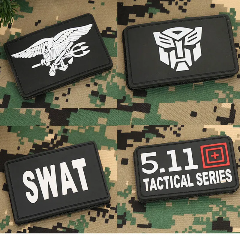 Military Patches 3D Tactical Patch Armband DIY Badges Embroidered Transformers SEAL SWAT PVC Patch Appliques
Military Patches 3D Tactical Patch Armband DIY Badges Embroidered Transformers SEAL SWAT PVC Patch Appliques