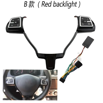 Modified multifunction steering wheel control button switch volume button audio switch phoe button for V W Golf 7 J etta MK6