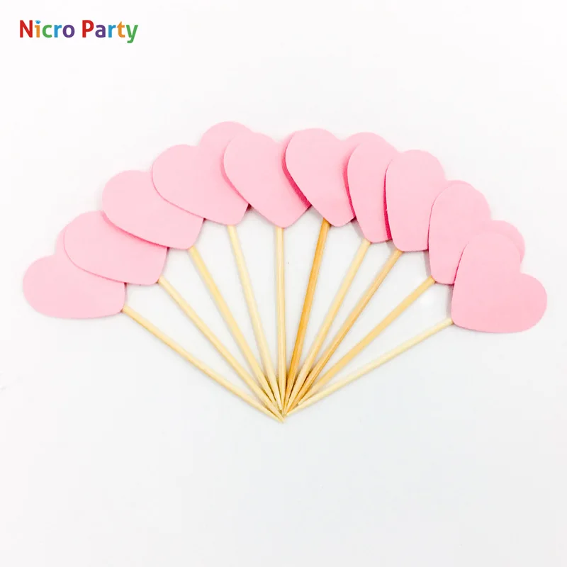 Nicro Cake Topper 10 pcs/set Golden Color Heart Paper Happy Birthday Party Decorations Kids Wedding Cake Cupcake Toppers #CDS23
Nicro Cake Topper 10 pcs/set Golden Color Heart Paper Happy Birthday Party Decorations Kids Wedding Cake Cupcake Toppers #CDS23