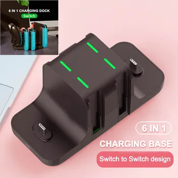 6 in 1 Charging Dock for Nintendo Switch Joy Con Controller Charger Dock Stand Station Holder for NS Switch Joy-Con Game Console
6 in 1 Charging Dock for Nintendo Switch Joy Con Controller Charger Dock Stand Station Holder for NS Switch Joy-Con Game Console