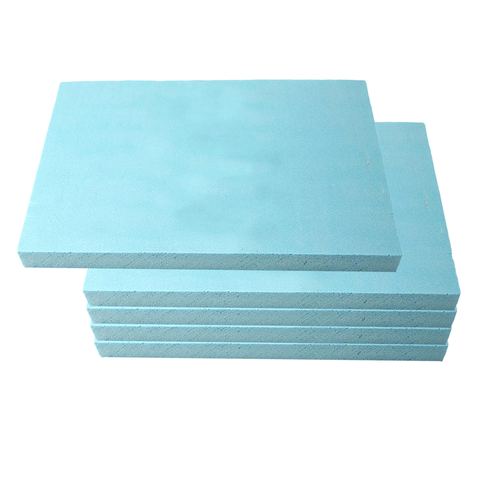 5 Pieces Foam Board Hobby Foam 30cm x 20cm x 2cm Blue Foam Sheet Plate DIY Model Building Kits