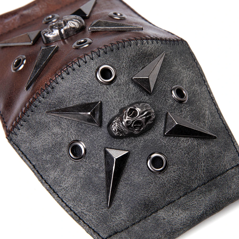 GearDuke Women Punk Rock Rivet Leather Masks Personality Motobike Mask Halloween Party Steampunk Mask GearDuke Women Punk Rock Rivet Leather Masks Personality Motobike Mask Halloween Party Steampunk Mask