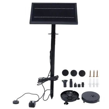 9V 8W Garden Floating Solar Fountain Pump Outdoor Landscape Pool Decor with Light Solar Powered Water Pump Birdbath Fountain 
9V 8W Garden Floating Solar Fountain Pump Outdoor Landscape Pool Decor with Light Solar Powered Water Pump Birdbath Fountain