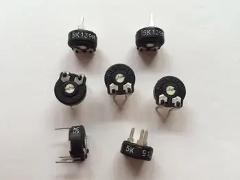 5pcs Potentiometer switch PT10-1K 2K 5K 10K 50K 100R 200R 500R Horizontal Arrow Hole Potentiometer
5pcs Potentiometer switch PT10-1K 2K 5K 10K 50K 100R 200R 500R Horizontal Arrow Hole Potentiometer