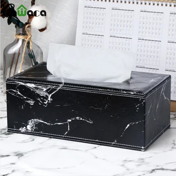 Marble Pattern Tissue Box Cover Leather with Magnet Prevent Falling Napkin Storage Box Paper Towel Tissue Case Holder for Home
Marble Pattern Tissue Box Cover Leather with Magnet Prevent Falling Napkin Storage Box Paper Towel Tissue Case Holder for Home
