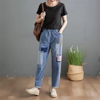 2020 Autumn Fashion New Style Applique Large Size Jeans Female Loose Casual High-waisted Slimming Harun Trousers
2020 Autumn Fashion New Style Applique Large Size Jeans Female Loose Casual High-waisted Slimming Harun Trousers