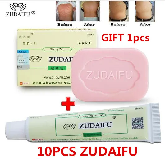 10 pcs Zudaifu psoriasis ointment + 1 pcs Zudaifu soap Psoriasis Seborrhea Eczema Anti Fungus Bath whitenin(without details box)
10 pcs Zudaifu psoriasis ointment + 1 pcs Zudaifu soap Psoriasis Seborrhea Eczema Anti Fungus Bath whitenin(without details box)