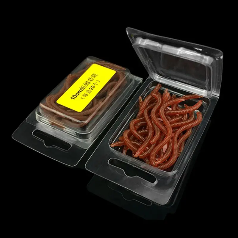 20Pcs 8cm 10cm Fishing Tackle Simulation Earthworm Red Fishing Worms Artificial Fishing Worms Fishy Smell Lures Soft Bait
20Pcs 8cm 10cm Fishing Tackle Simulation Earthworm Red Fishing Worms Artificial Fishing Worms Fishy Smell Lures Soft Bait