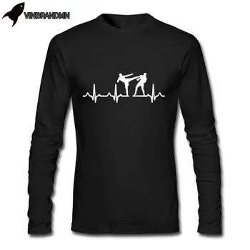 Fashion Taekwondo Kung Fu Tshirt Casual Heartbeat Design T-Shirt Kickboxing Karate Muay Thai Printed Men Long Sleeves T Shirt
Fashion Taekwondo Kung Fu Tshirt Casual Heartbeat Design T-Shirt Kickboxing Karate Muay Thai Printed Men Long Sleeves T Shirt