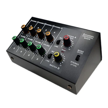 MIX-428 o Mixer 8-Channel o Mixer, Small Expander Integrated Mixer for Musical Instruments Microphone(EU Plug)
MIX-428 o Mixer 8-Channel o Mixer, Small Expander Integrated Mixer for Musical Instruments Microphone(EU Plug)