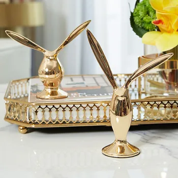Nordic Ins Light Luxury Creative Alloy Rabbit Sculpture Ornaments Home Living Room Wine Cabinet Desktop Furnishings Crafts Gifts
Nordic Ins Light Luxury Creative Alloy Rabbit Sculpture Ornaments Home Living Room Wine Cabinet Desktop Furnishings Crafts Gifts