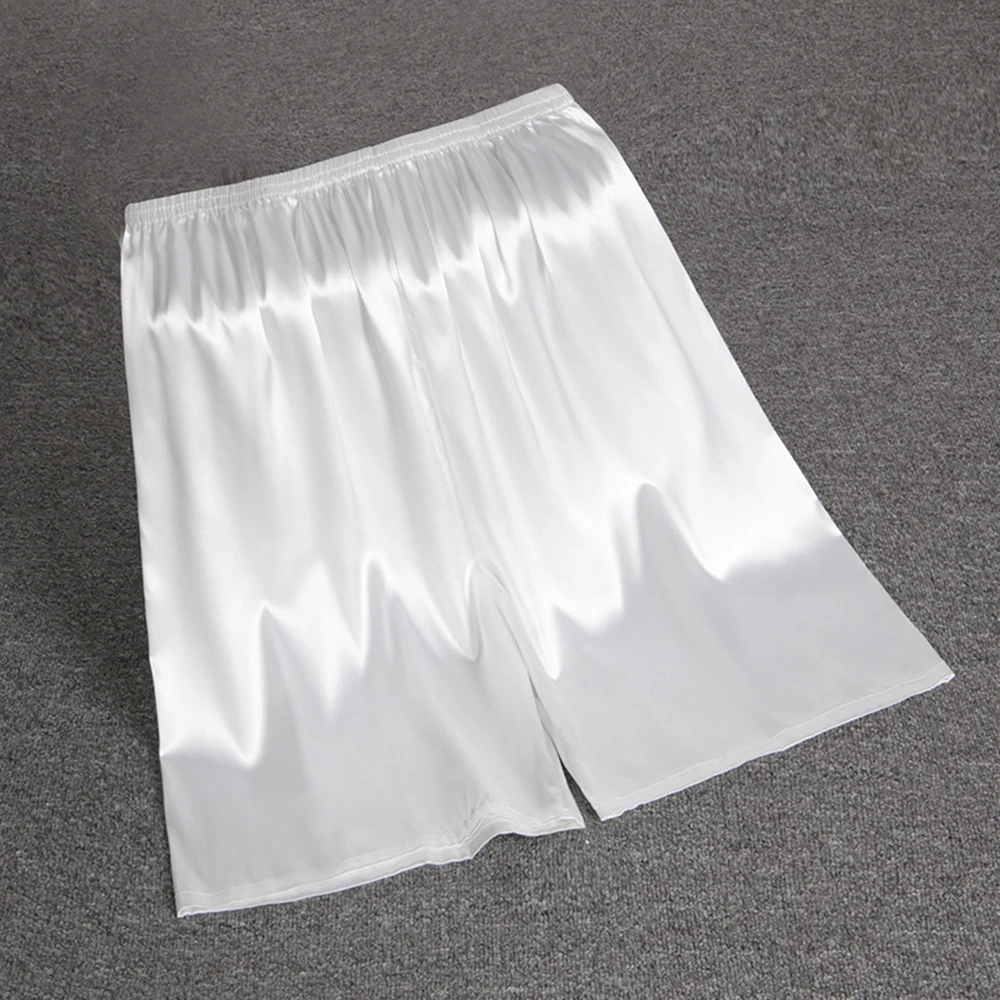 Men Elastic Waist Silk Satin Pajamas Shorts Comfortable Nightwear Pocket Pants Bottoms Soft Breathable Glossy Shiny Boxer Briefs
Men Elastic Waist Silk Satin Pajamas Shorts Comfortable Nightwear Pocket Pants Bottoms Soft Breathable Glossy Shiny Boxer Briefs