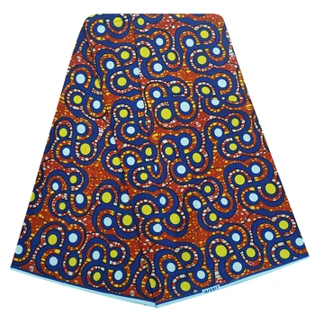 Nigerian style 6 yard veritable real 100% cotton wax fabric Ankara fabric African real wax print
Nigerian style 6 yard veritable real 100% cotton wax fabric Ankara fabric African real wax print