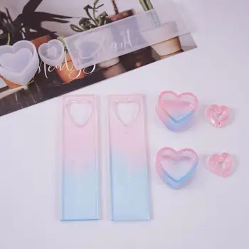 Crystal Epoxy Resin Mold Heart Shaped Box Hollow Pendant Bookmark Casting Silicone Mould Handmade DIY Crafts Making Tools
Crystal Epoxy Resin Mold Heart Shaped Box Hollow Pendant Bookmark Casting Silicone Mould Handmade DIY Crafts Making Tools