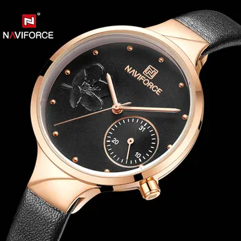 NAVIFORCE Women Watches Top Brand Luxury Quartz Analog Watch Woman Auto Date Leather Strap Fashion Casual Girl Clock Waterproof
NAVIFORCE Women Watches Top Brand Luxury Quartz Analog Watch Woman Auto Date Leather Strap Fashion Casual Girl Clock Waterproof