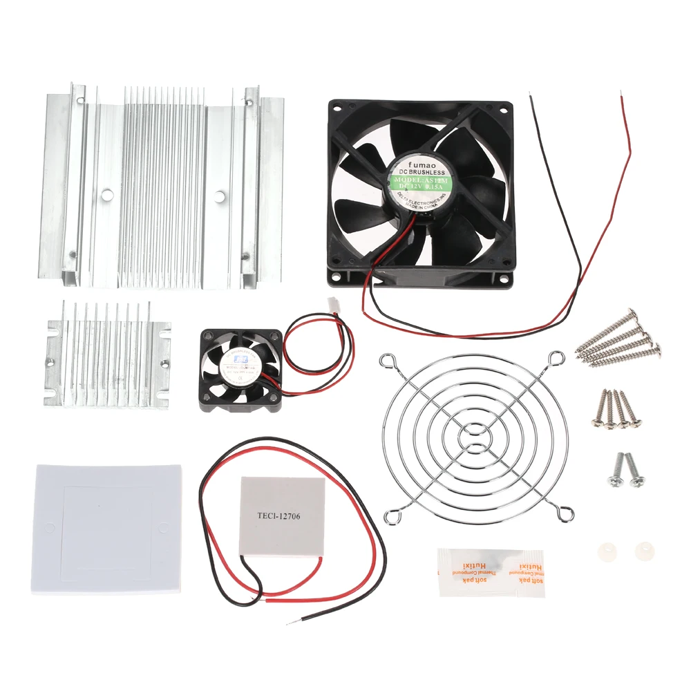Термоэлектрический комплект системы охлаждения холодильника полупроводниковых