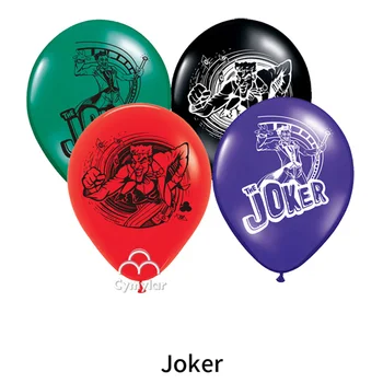 12pcs/lot Batman The Joker Latex Balloon Joker Balloon Birthday Party Decorations Toys For Kids Globos
12pcs/lot Batman The Joker Latex Balloon Joker Balloon Birthday Party Decorations Toys For Kids Globos