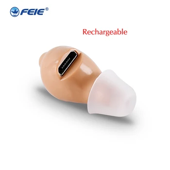 CIC Invisible Rechargeable Hearing Aide With Noise Reduction Ear Sound Amplifier Adjustable Tone for the Elderly S-136 Free Ship
CIC Invisible Rechargeable Hearing Aide With Noise Reduction Ear Sound Amplifier Adjustable Tone for the Elderly S-136 Free Ship