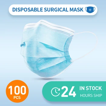 100/200PCS 3-layer Medical Masks Surgical Mask Face Masks Non-woven Disposable Anti-Dust Masks Earloops Masks Unisex
100/200PCS 3-layer Medical Masks Surgical Mask Face Masks Non-woven Disposable Anti-Dust Masks Earloops Masks Unisex
