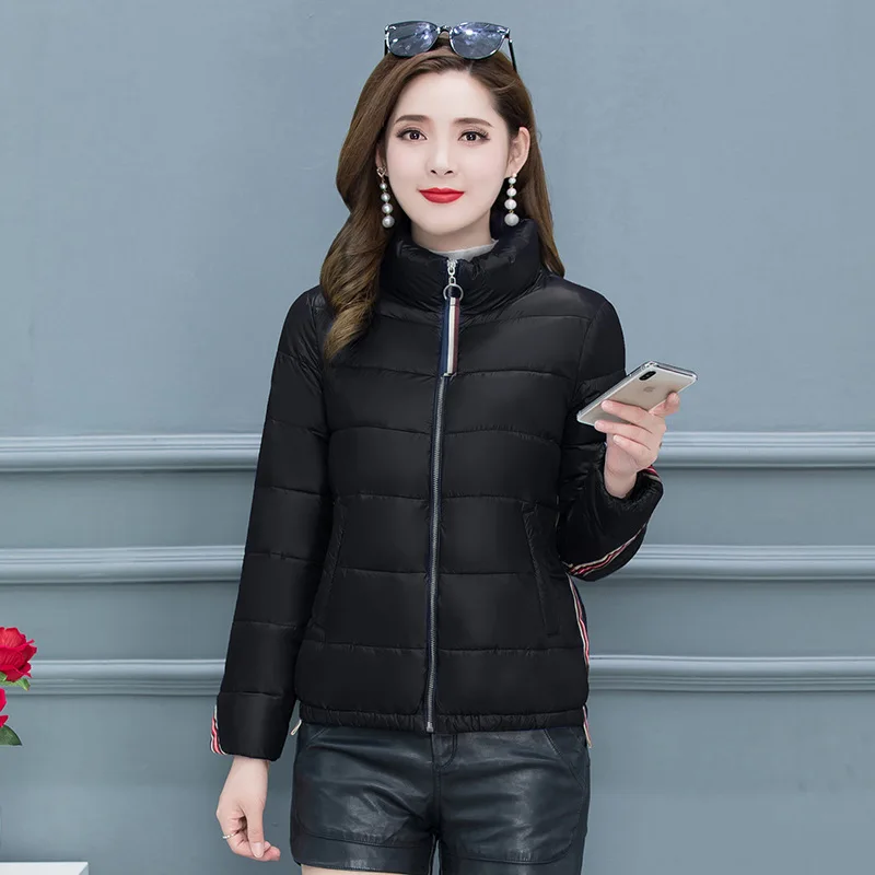 Simple Short Fashion Warm Cotton-padded Clothes 2019 Winter New Style Korean-style Stand Collar Long Sleeve Trend Versatile Cott 
Simple Short Fashion Warm Cotton-padded Clothes 2019 Winter New Style Korean-style Stand Collar Long Sleeve Trend Versatile Cott