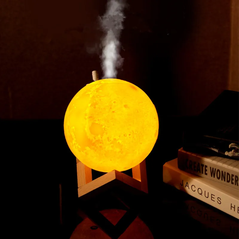 880ml USB Ultrasonic Aroma Air Humidifier With 3D Moon LED Lamp light Oil Aroma Essential Diffuser air Mist for Bedroom Desk
880ml USB Ultrasonic Aroma Air Humidifier With 3D Moon LED Lamp light Oil Aroma Essential Diffuser air Mist for Bedroom Desk