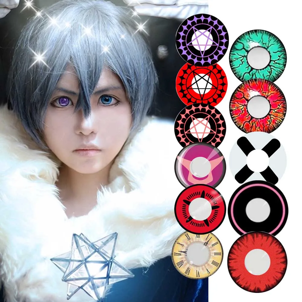 Vivigo Contact Lens Japanese Animation Cosplay Eyewear Beautiful Pupil Magic Makeup Tool Naruto
Vivigo Contact Lens Japanese Animation Cosplay Eyewear Beautiful Pupil Magic Makeup Tool Naruto