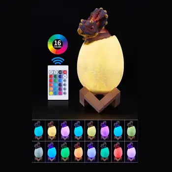 Creative 3D Dinosaur LED Night Light for Bedroom Touch Remote Control Color Changing USB Night Light Cartoon Night Light
Creative 3D Dinosaur LED Night Light for Bedroom Touch Remote Control Color Changing USB Night Light Cartoon Night Light