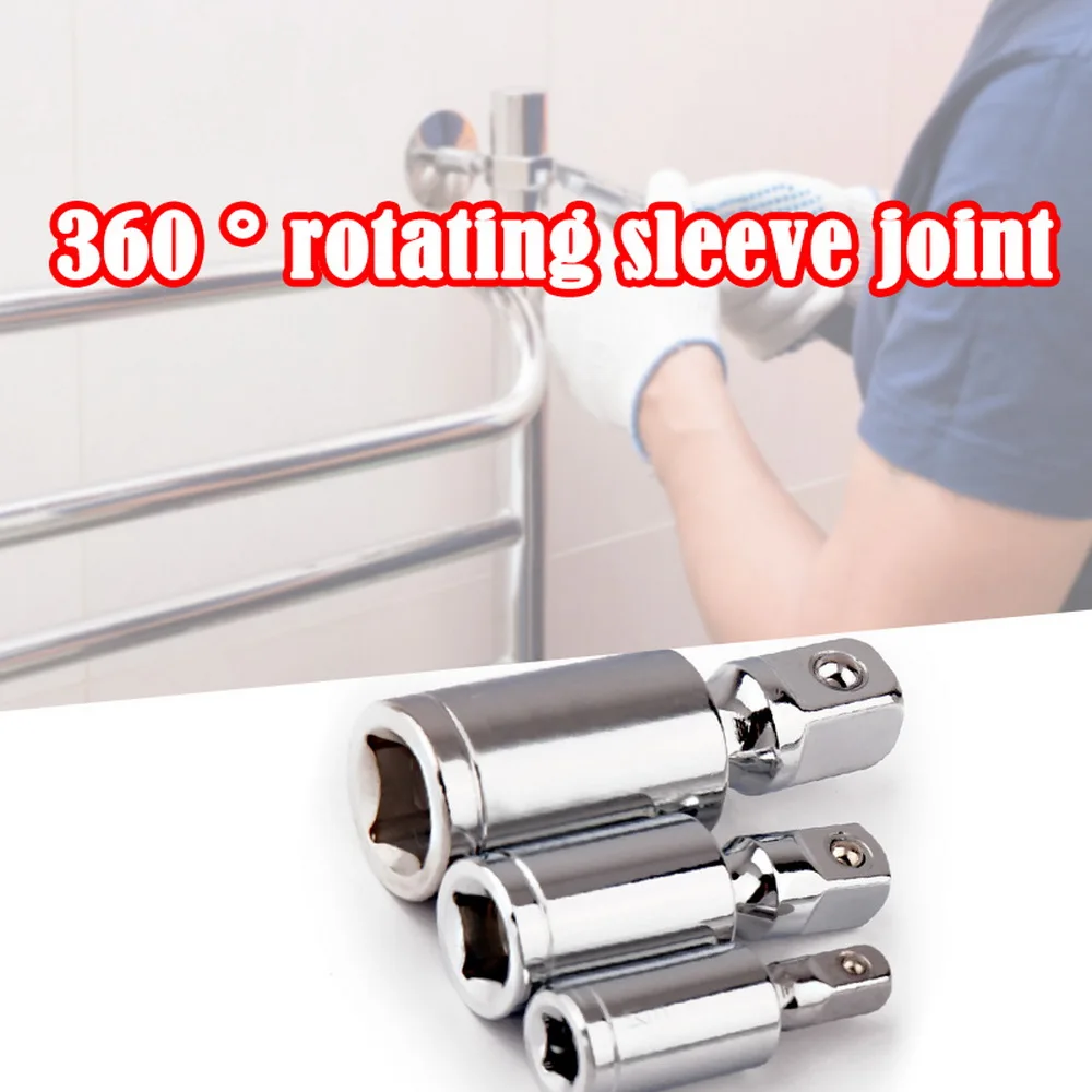 Universal Joint Set Extension Bar Socket Adapter Manual and Pneumatic Bendable Adapter Socket Tools 1/4 3/8 1/2 in Drive
Universal Joint Set Extension Bar Socket Adapter Manual and Pneumatic Bendable Adapter Socket Tools 1/4 3/8 1/2 in Drive