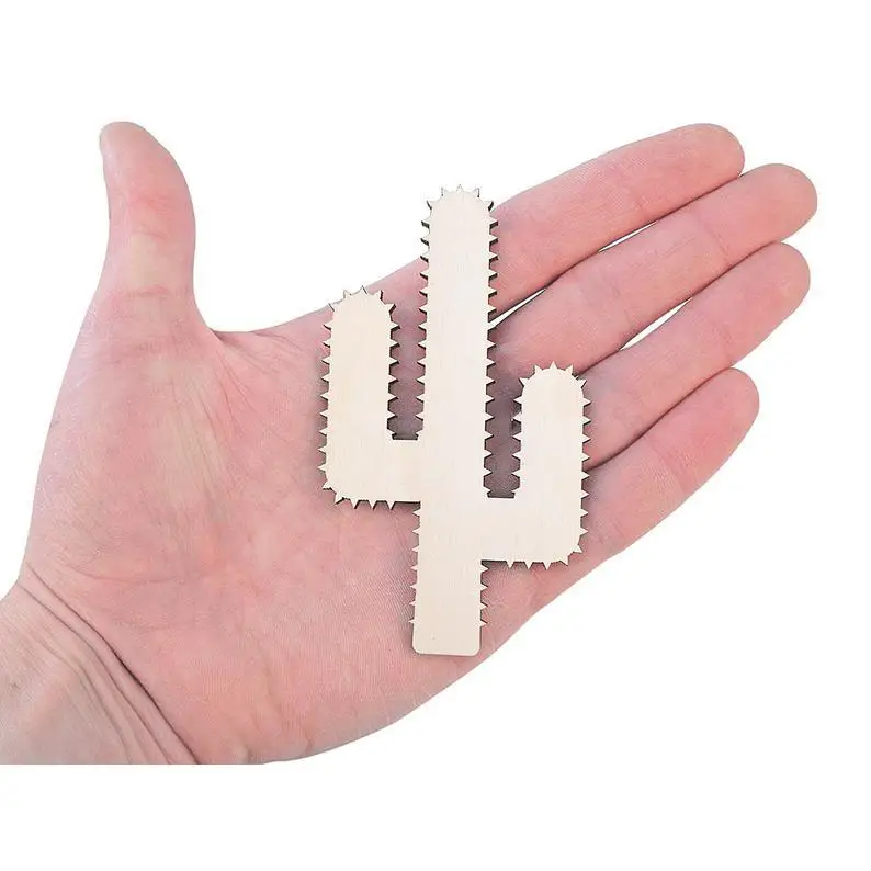 Wooden Cactus (10cm) Shape Wood Embellishment Craft Decoration Gift Decoupage 0421
Wooden Cactus (10cm) Shape Wood Embellishment Craft Decoration Gift Decoupage 0421