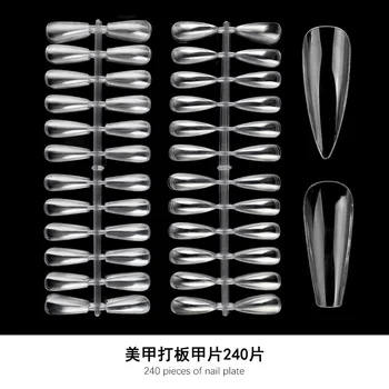 240PCS Nail Display Tips, Clear Fake Acrylic Nail Tips for Practice Foldable Flat-Back Pointed False Nail Art Display,Y7676-6778
240PCS Nail Display Tips, Clear Fake Acrylic Nail Tips for Practice Foldable Flat-Back Pointed False Nail Art Display,Y7676-6778