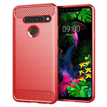 30pcs/lot Carbon Fiber Brushed Flexiable Stripe Rubber Case For LG G8S ThinQ 
30pcs/lot Carbon Fiber Brushed Flexiable Stripe Rubber Case For LG G8S ThinQ