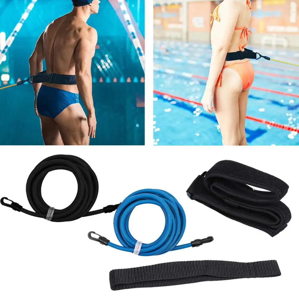 4M Swim Training Resistance Belts Adjustable Elastic Swim Training Leash Safety Rope Latex Tubes With Mesh Bag
4M Swim Training Resistance Belts Adjustable Elastic Swim Training Leash Safety Rope Latex Tubes With Mesh Bag