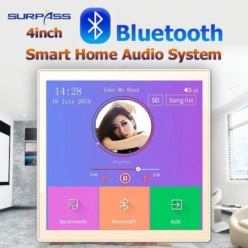 4inch Background Music Controller Amplifier Audio Formats Bluetooth Smart Home Audio System
4inch Background Music Controller Amplifier Audio Formats Bluetooth Smart Home Audio System