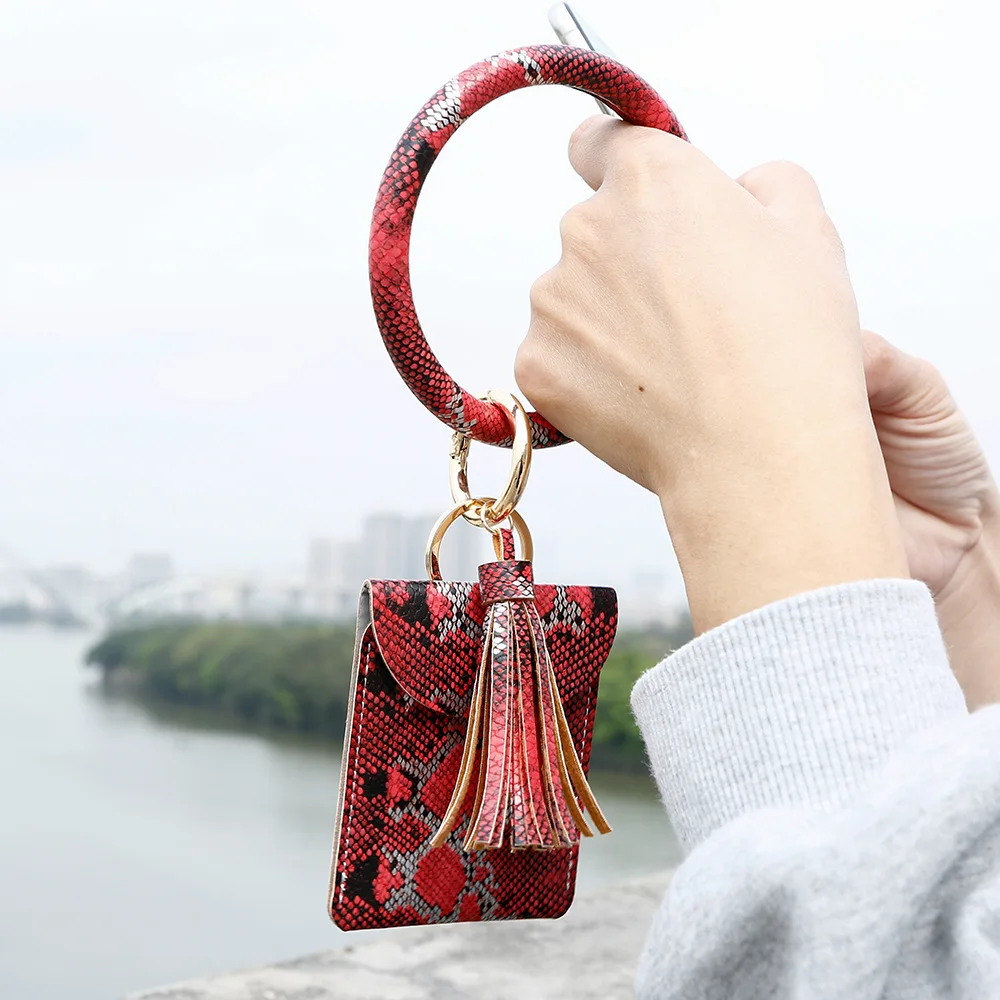 PUOU Bracelet Bag Cards Pack Cash Pocke Key Case Snake Pattern Leather Card Wallet Female Card Holder Credit Card Case
PUOU Bracelet Bag Cards Pack Cash Pocke Key Case Snake Pattern Leather Card Wallet Female Card Holder Credit Card Case
