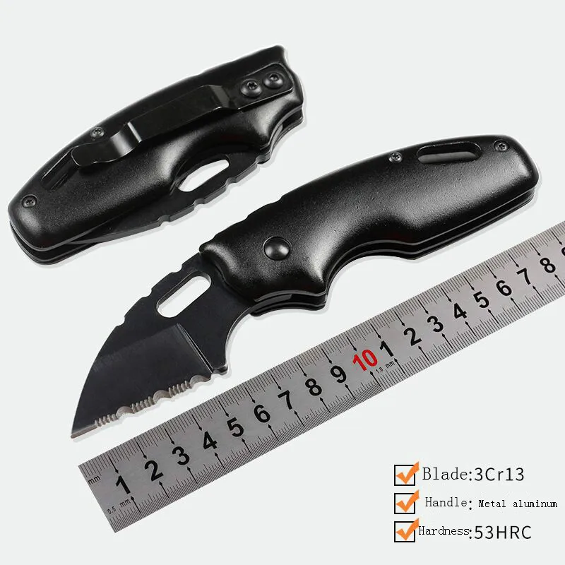 Collectible Outdoor folding knife full tooth pocket knife Portable Multi-Function Folding Knife Toothed Blade Tool Holiday gift
Collectible Outdoor folding knife full tooth pocket knife Portable Multi-Function Folding Knife Toothed Blade Tool Holiday gift