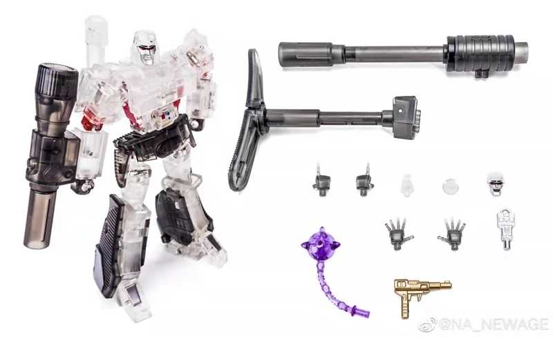 TransformationNEWAGE NA Transparent Color Mennonong H9T Megatrons Gun Wei PVC Action Figura robot Gift toy
TransformationNEWAGE NA Transparent Color Mennonong H9T Megatrons Gun Wei PVC Action Figura robot Gift toy